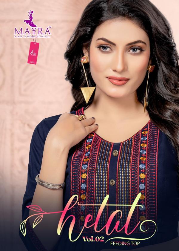 Mayra Hetal Vol 2 Fancy Feeding Kurti Collection